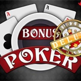 Bonus Poker Deluxe - 3 Hands slot logo by RTG (Reel Time Gaming) at SpinoGambino Casino