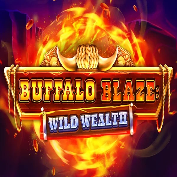 Buffalo Blaze Wild Wealth logo by OctoPlay SpinoGambino Casino