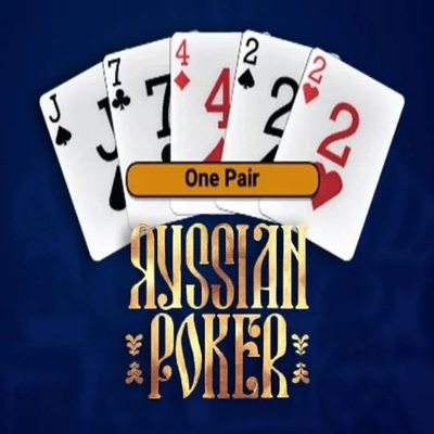 Russian Poker game by OneTouch Games – logo hosted on SpinoGambino Casino