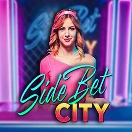 Side Bet City logo – Live Casino by Evolution at SpinoGambino Casino