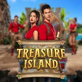 Treasure Island slot logo by Pragmatic Play at SpinoGambino Casino